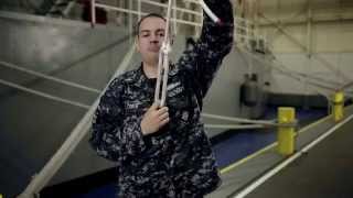 Navy Skills for Life – Knot Tying – Bowline [upl. by Crystal515]