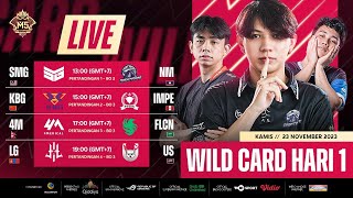 LIVE  HARI KE1  Fase Wild Card  Kejuaraan Dunia M5 ID [upl. by Aloke]