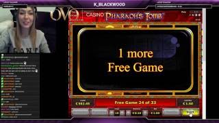 MEGA OVER 500x WIN  PHARAOHS TOMB [upl. by Garmaise]