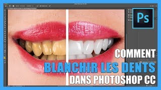 Comment blanchir les dents sur photoshop TUTOPHOTOS [upl. by Ryter]