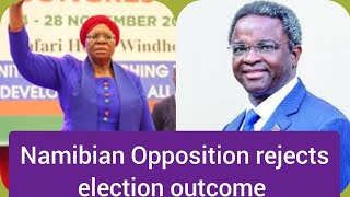 Namibias Main Opposition Presidential Candidate Rejects Outcome Of quotChaoticquot Election [upl. by Chester]