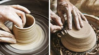 FABRICATION SATISFAISANTE DE POTERIE EN ARGILE  INCROYABLES CRÉATIONS amp ASTUCES [upl. by Adroj]