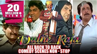 Dulhe Raja All Back To Back Comedy Scenes NonStop  Govinda Kader Khan Johnny Lever Asrani [upl. by Marget]