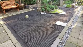 ASMR Japanese Zen garden 禅の庭 [upl. by Madid]