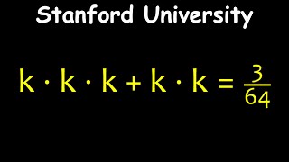 Stanford University Pure Mathematics Entrance Interview Tricks [upl. by Eniamaj173]