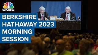 Berkshires 2023 annual shareholder meeting Watch the full morning session with Warren Buffett [upl. by Olsen]