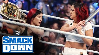 Bayley challenges IYO SKY at WrestleMania SmackDown highlights Feb 2 2024 [upl. by Nidya24]