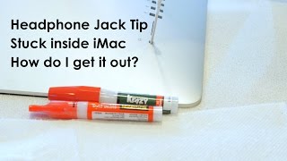 Help The Headphone Tip Broke Off Inside the iMac Cant Get it Out [upl. by Labanna]