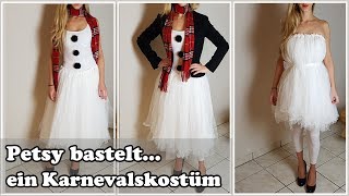 DIY Kostüm Karneval Halloween ohne nähen mit Rock  Kleid aus Ikea Gardine unter 5 Euro [upl. by Namyl]