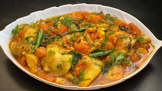 Most easiest recipe Tilapia fish fillet curry  ঝটপট মজাদার ফিস ফিলে কারি  Fish curry in Bengali [upl. by Leoline]