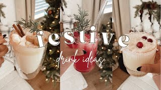 FESTIVE DRINK IDEAS ❄️  No Caffeine OR Alcohol EASY amp FAST Christmas Drinks [upl. by Yeldarb94]