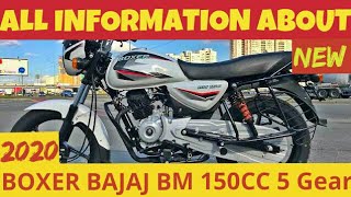 BOXER BAJAJ BM150 2020 5 Gear Full Information [upl. by Acilegna880]