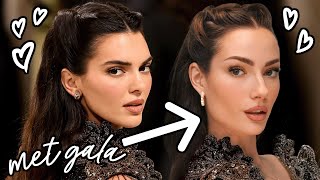 KENDALL JENNER MAKEUP TUTORIAL  Met Gala 2024 [upl. by Silvie]