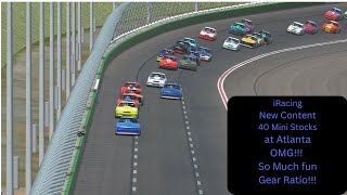 iRacing New Content 40 Mini Stocks at Atlanta [upl. by Eldoria911]