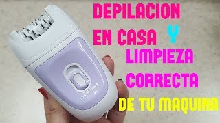 DEPILACION COMO LIMPIAR TU MAQUINA DEPILADORA CORRECTAMENTE [upl. by Cele]