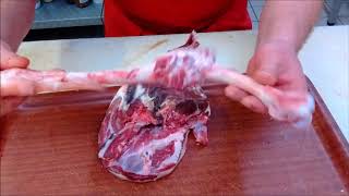 Recette Boucherie Charcuterie  Désossage dun gigot dagneau [upl. by Jaimie]