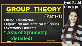 Symmetry elements and operationsGroup theory in chemistryaxis of Symmetry chemistryExamples [upl. by Celestyna736]