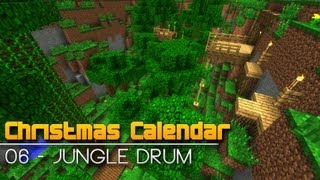 Christmas Calendar  06 Jungle Drum  Minecraft Parkour Map [upl. by Trub146]