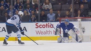 Jets Maple Leafs battle in starstudded shootout [upl. by Ahsen763]