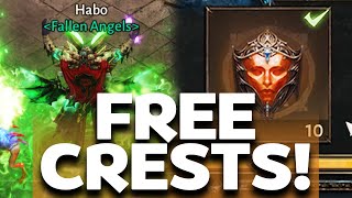 GET YOUR 10 FREE CRESTS NOW  Diablo Immortal [upl. by Alvar]