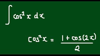 Integral of cos2x using the Half Angle Formula [upl. by Sreip823]