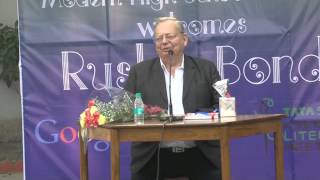 Ruskin Bond meets school children in Kolkata  Part 1 [upl. by Beekman]