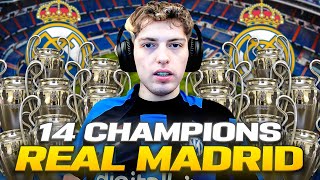 DAVOO XENEIZE REACCIONA A LAS 14 CHAMPIONS DEL REAL MADRID 19562022 [upl. by Luci]