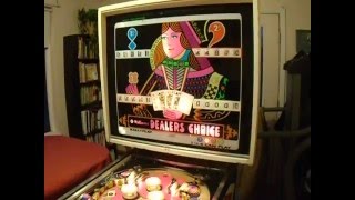 1974 Williams Dealers Choice Pinball Machine  Gameplay [upl. by Dilaw]