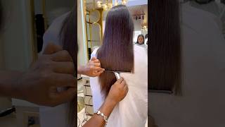 Easy technic straight haircut ￼haircutting haircut haircutting hair hairstyles reels beauty [upl. by Jolee]