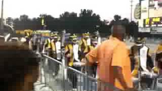 JCSU drumline marching out [upl. by Itsur]