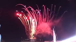 Fireworks display at The Hive  SkegVegas Skegness 280924 [upl. by Ailaro399]