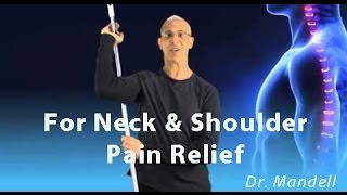 Subscapularis Broom Stretch Exercise for ALL Neck and Shoulder Problems  Dr Mandell [upl. by Park]