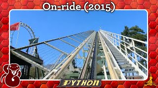 Efteling Python  Onride 2015 [upl. by Titania660]