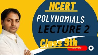 Class 9thMath Chapter 2 Polynomial 🔥 ll NCERT ll  Lecture 2 [upl. by Crescen]