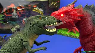 Dinosaurs toys  COMPILATION  Jurassic World toys video for kids  2 HOURS [upl. by Cerelia]