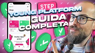 YOUNG PLATFORM STEP GUADAGNARE CRYPTO CAMMINANDO 🚀 [upl. by Ahcatan]