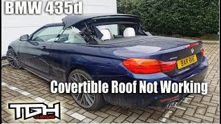 BMW Convertible roof not opening  BMW F33 Convertible roof problems fills with water when it rains [upl. by Ackerman768]