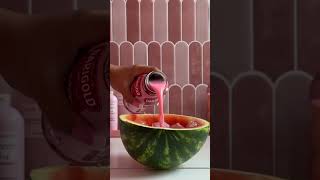 Let’s make a Dew Dropsinspired hwachae a Korean punch 🍉🍓 [upl. by Ellecrag]