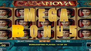 CASANOVA CASINO MEGA BONUS SLOTS 🔥🔥 بونيس على عجلة في هذه اللعبة [upl. by Ahsienyt]