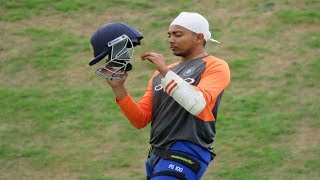 Watch Young Prithvi Shaw impresses in his first ever practice session with seniors at Ageas Bowl [upl. by Friend782]