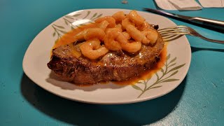 Whats That Ribeye Steak and Shrimp 🤤 carnivorediet [upl. by Eelrihs]