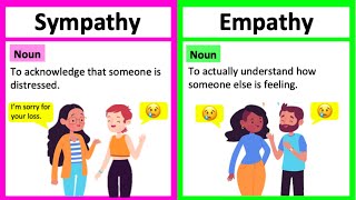 SYMPATHY vs EMPATHY 🤔  Whats the difference  Learn with examples [upl. by Asir]