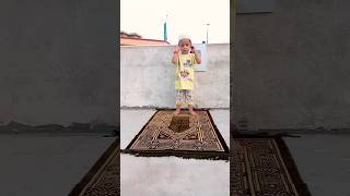 Hasbi Rabbi jallallah  Cute Little Child Hussain Ali Trying To Pray For Namaz  shorts [upl. by Alegnasor]