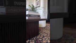 Modern DIY Fluted Coffee Table [upl. by Hepsoj]