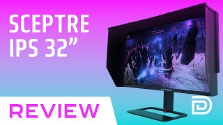 Sceptre Monitor Review  Sceptre IPS 32quot 1440p 144hz 1ms Gaming Monitor [upl. by Lemmie]