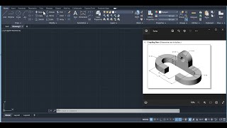 Coupling Base orthographic front top amp side drawing in Autocad  Autocad beginners tutorials [upl. by Uriel24]