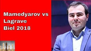 Shakhriyar Mamedyarov vs Maxime Vachier Lagrave Biel 2018 [upl. by Bonnes]