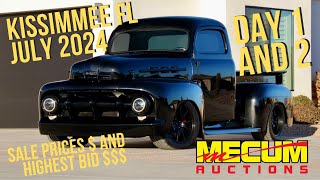 Mecum Auction Kissimmee Florida July 10 and July 11 2024 Sale Prices  and highest bid [upl. by Eustache]