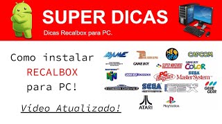 Como instalar Recalbox para PC  Versão mais atualizada do Recalbox [upl. by Anirac]