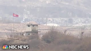 US soldier crosses into North Korea during tour of demilitarized zone [upl. by Farrica]